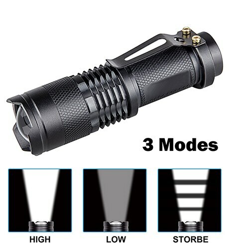 Led Flashlight Q5 Tactical Mini Torch Outdoor Waterproof 1000 Lumen 1 * AA