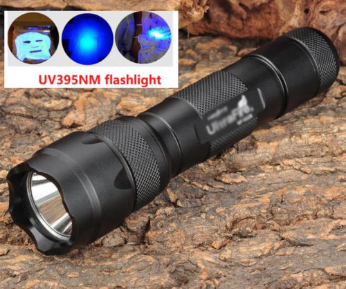 Ultra Fire 502B 5W UV 395-400NM Ultraviolet LED Pet Detector Flashlight Torch