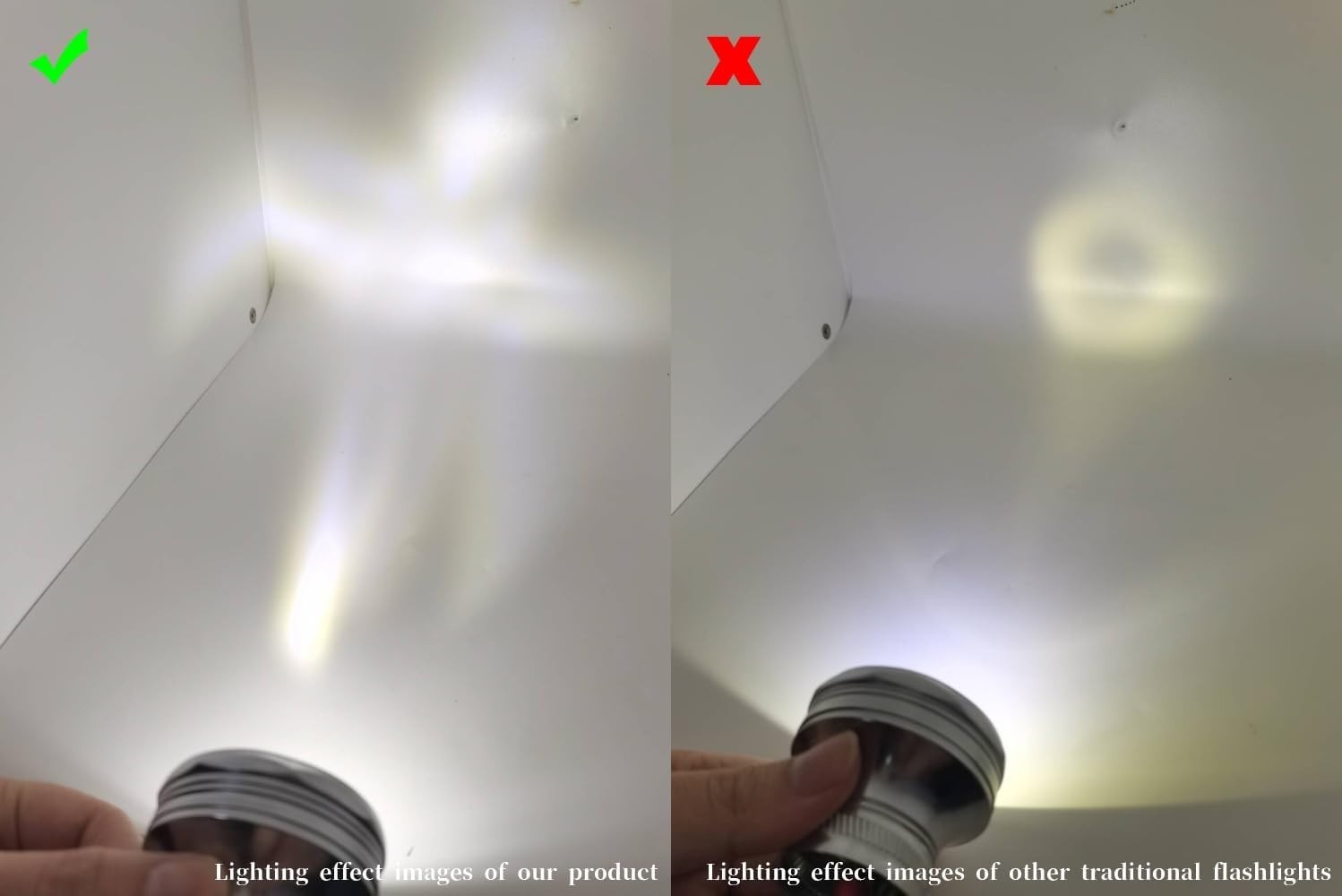 White P13.5S LED Flashlight Bulb, 6-40V Universal Upgrade 6V/9V/12V/18V/19.2V..,