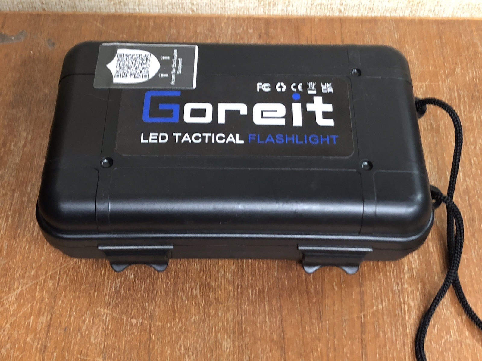 New Open Box Goreit G1979 4-Core 365nm UV LED Tactical Flash Light Complete