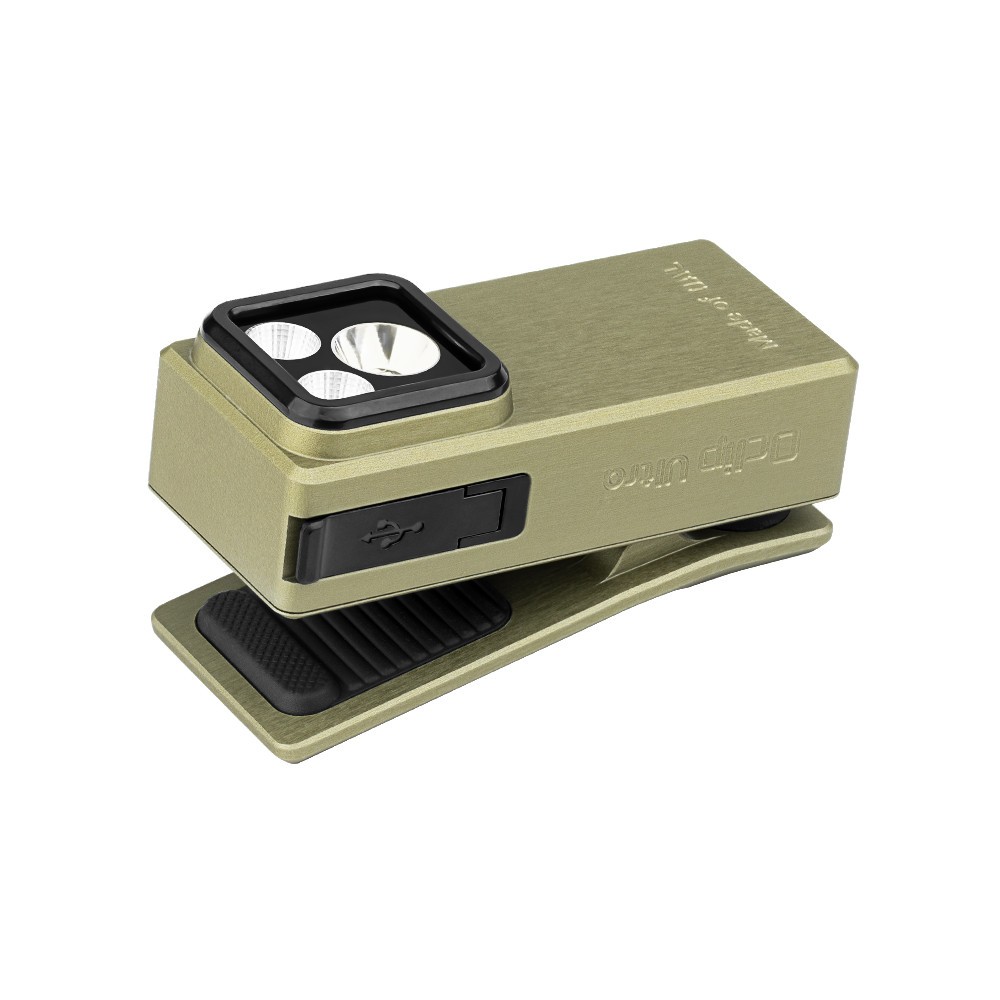 Olight ArkPro Ultra Class 3R CW & iUltra & Oclip Ultra Olive Green Flashlights