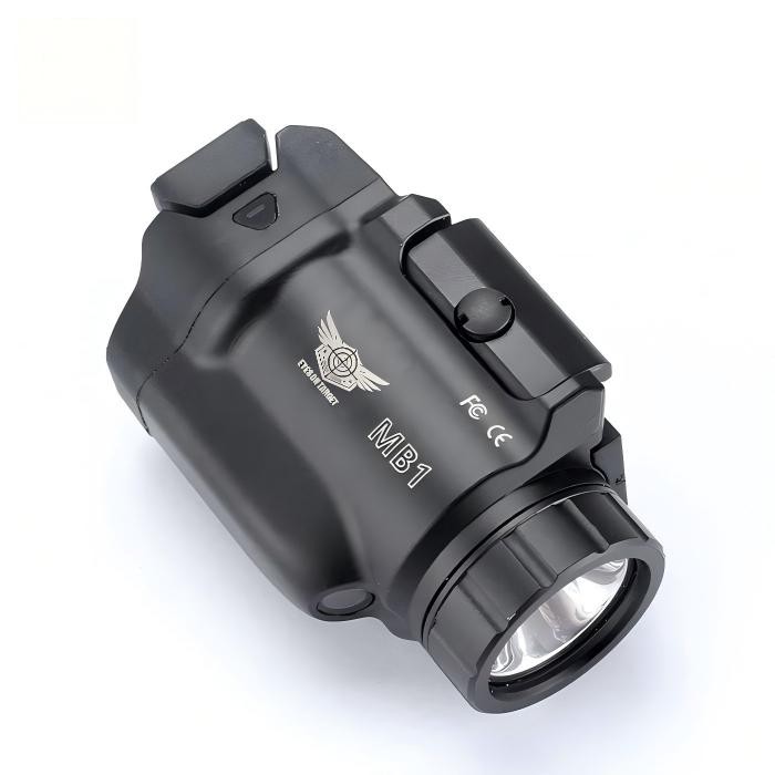 EYES ON TARGET MB1 Tactical Gun Light w/Laser Sight Rail-Mounted for Pistol