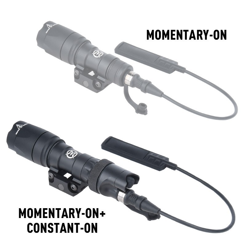 Tactical Flashlight M300A M600C&SL07 Dual Function Switch Tail Cover Hunt Light