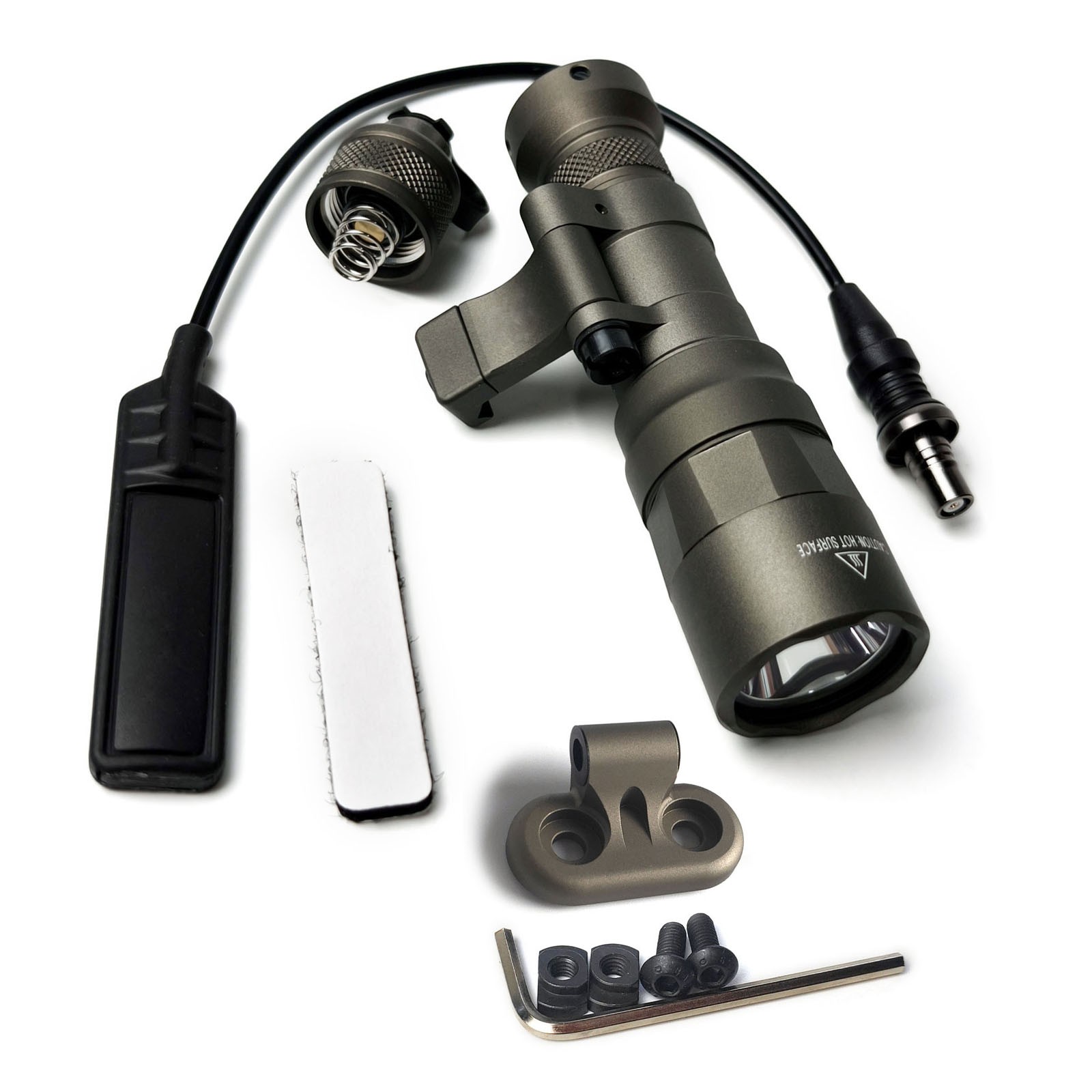 M340DFT Pro Flashlight LED WeaponLight With Switch / 20mm Rail Offset Mlok Mount