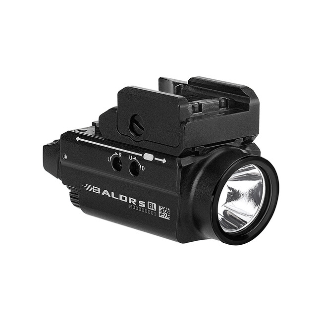 Olight Baldr S Rechargeable 800 Lumen Tactical Weapon Light, Blue Beam, GL/Pica