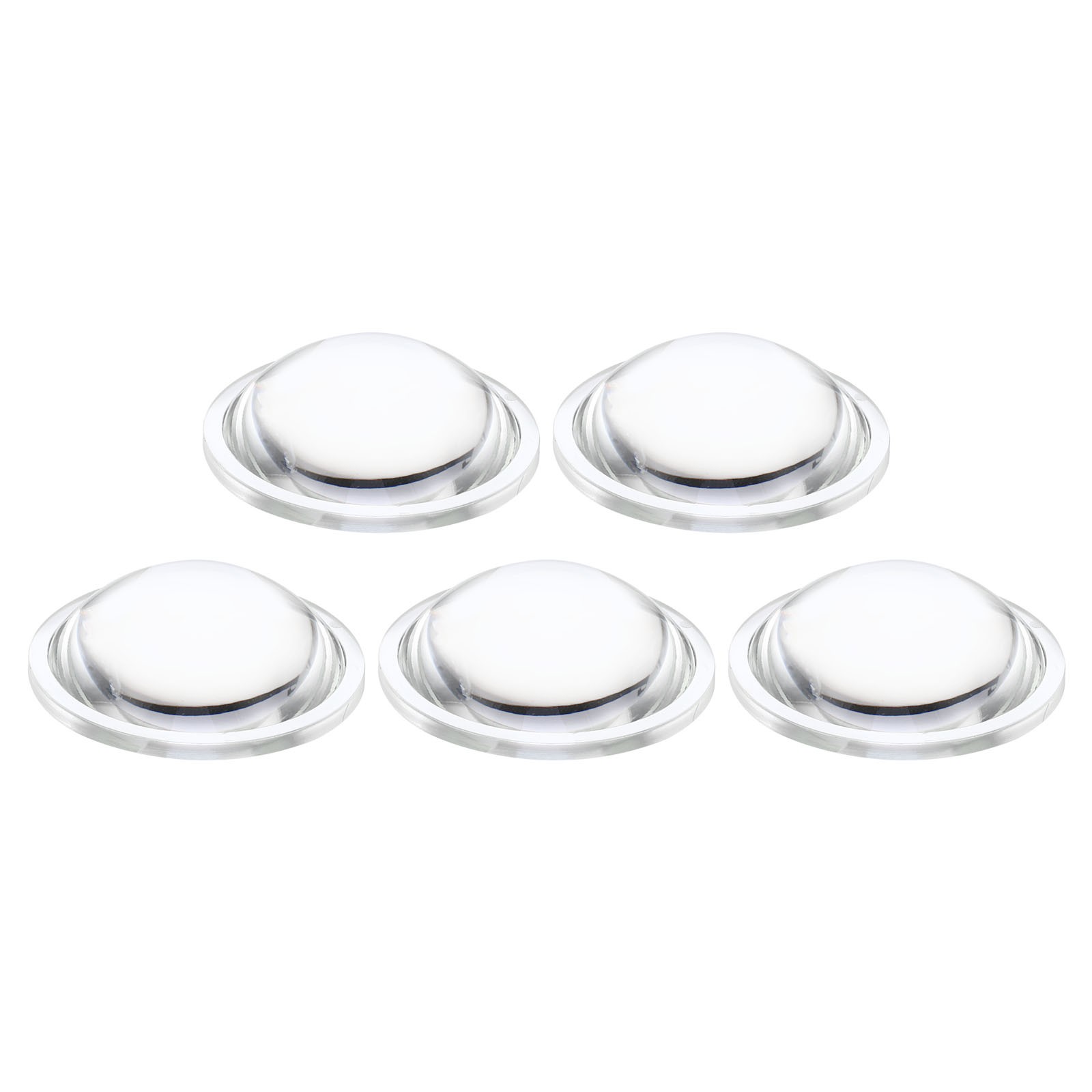 5Pcs Diameter 42mm High 13.5mm PMMA Flat Convex Lens Flashlight Optical Lens