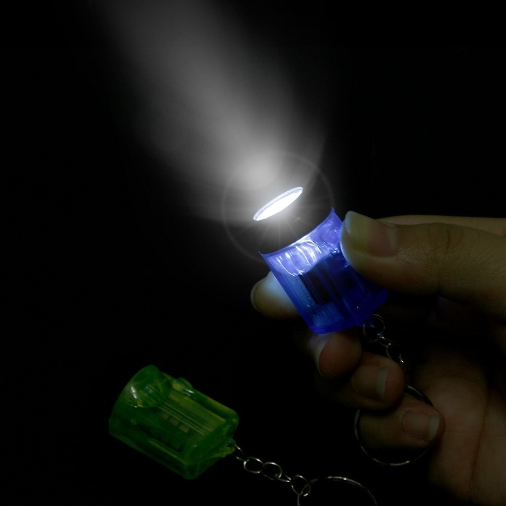 24pcs keychain flashlight mini lamp 4cm