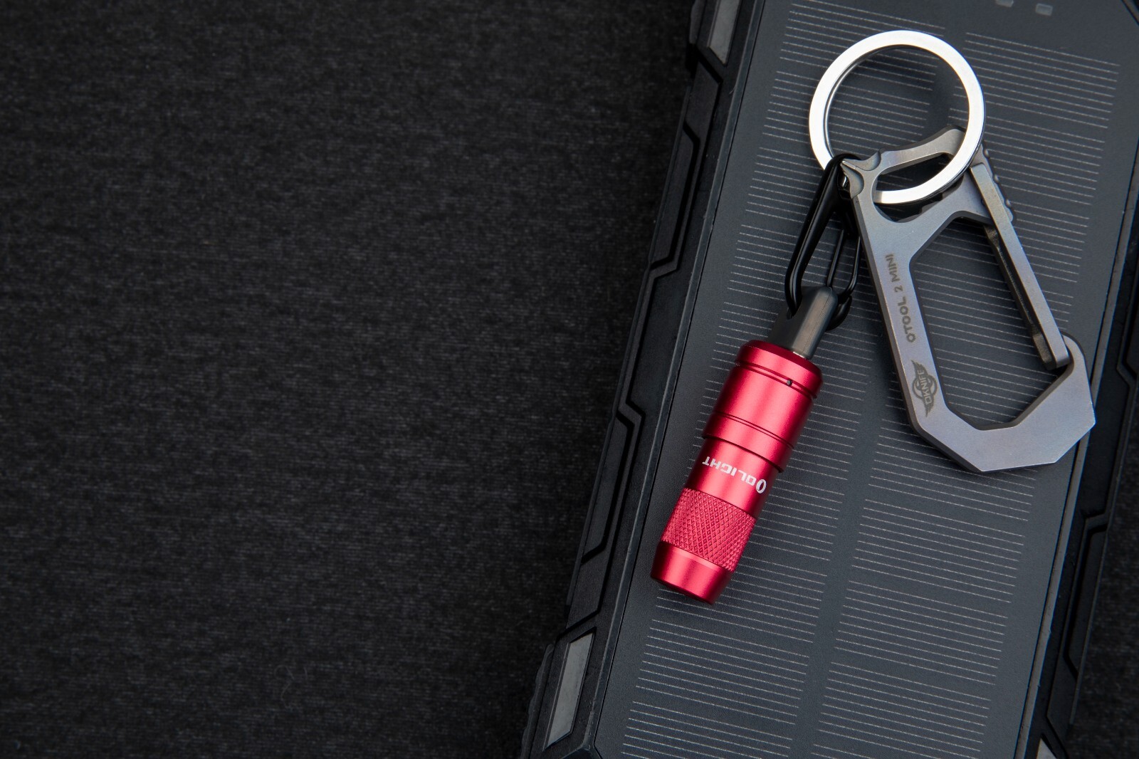 Olight imini 2 Passionate Red Rechargeable Mini Keychain Flashlight, 50 Lumens