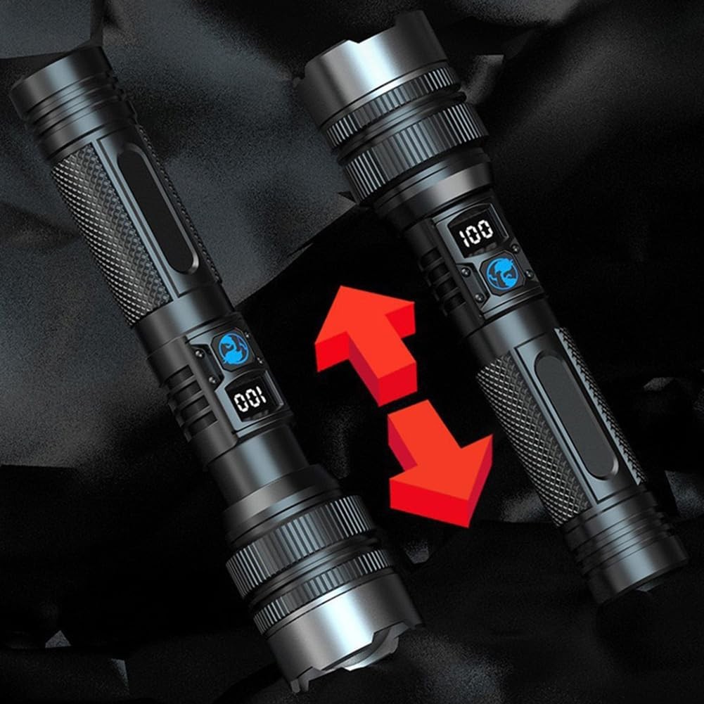 LED Flashlight 500 Lumens Rechargeable Flashlights for Home Emergency