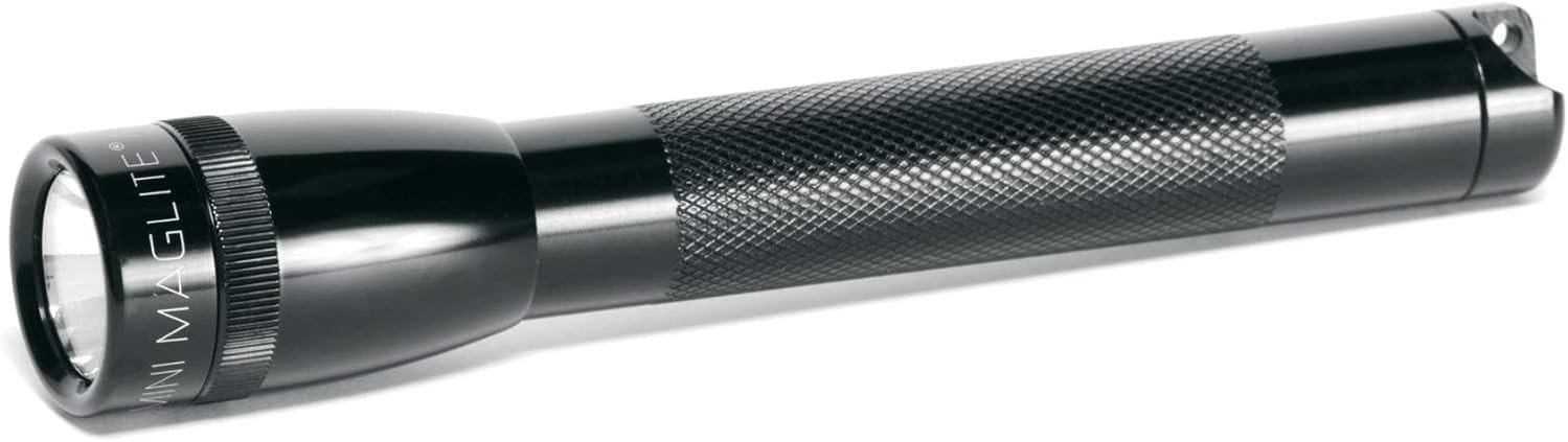 Maglite Mini LED 2-Cell AA Flashlight with Holster, Black From Japan