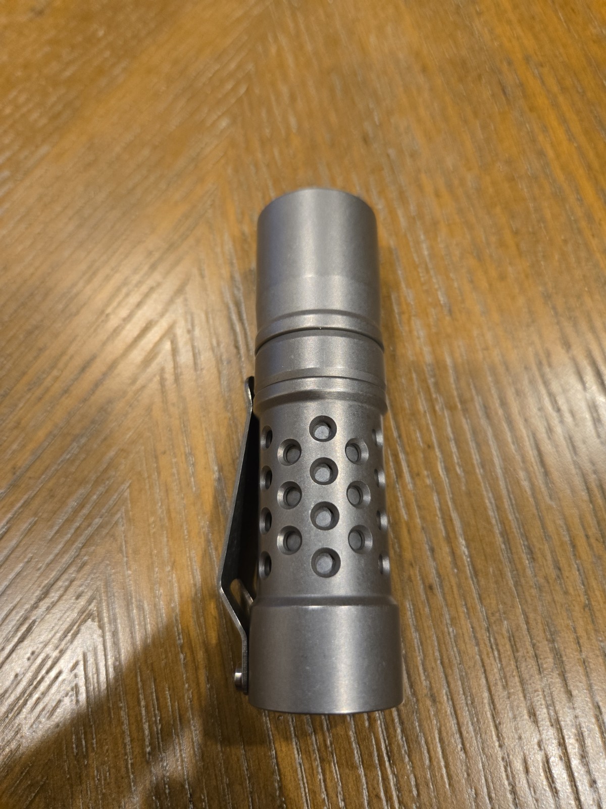 Barrel Flashlight Company M2JN Titanium Flashlight