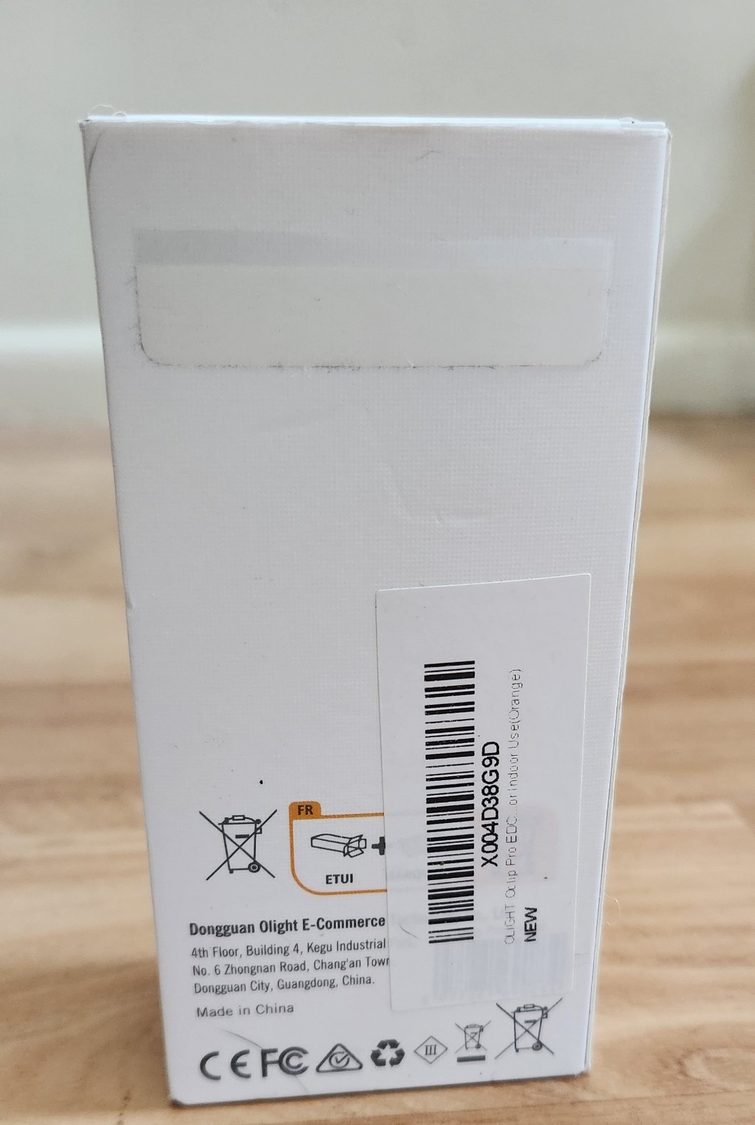 Olight Oclip Pro USB Rechargeable Clip on Flashlight Orange NEW in Box