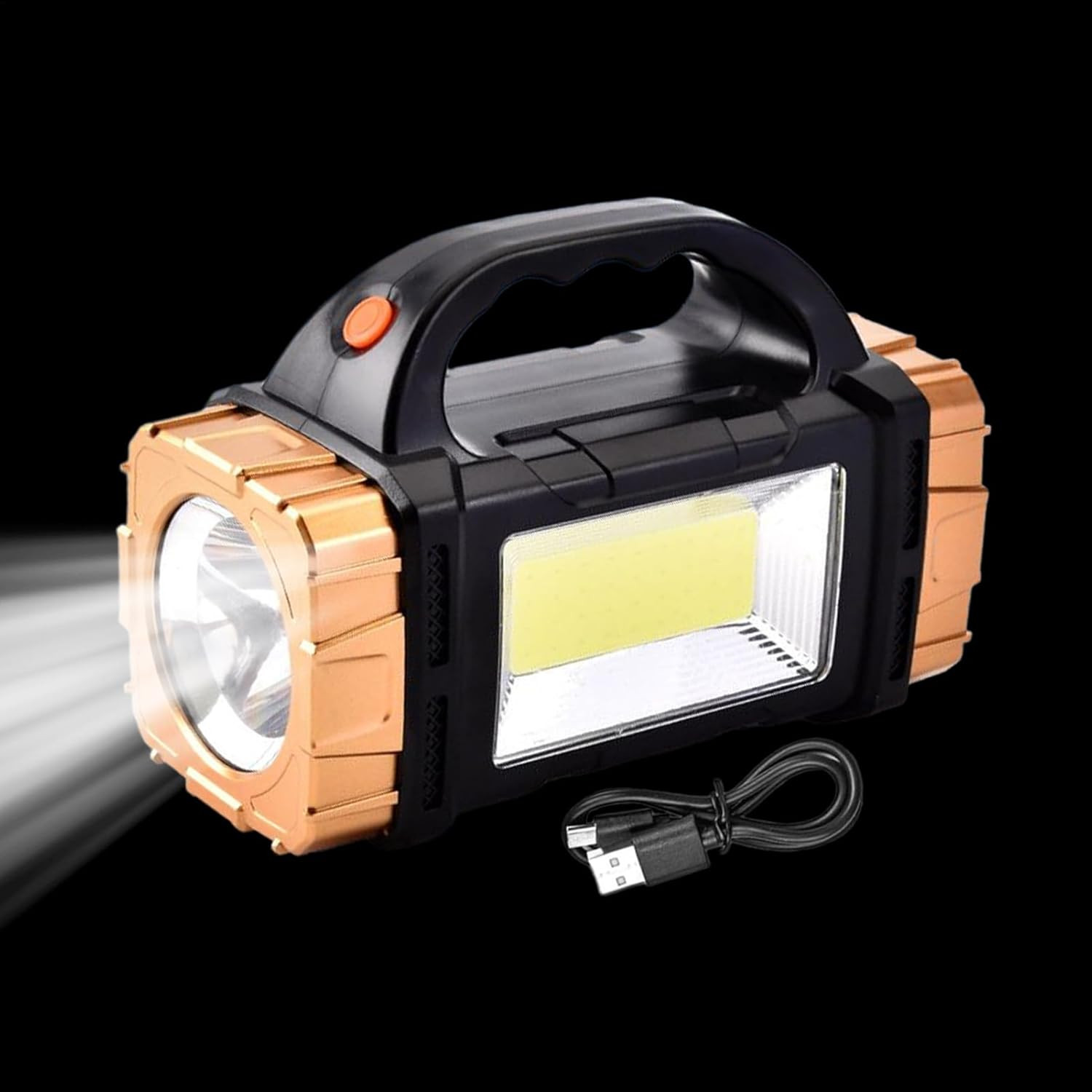 Outdoor Solar USB Rechargeable LED Flashlight Camping Light Lantern Lamp