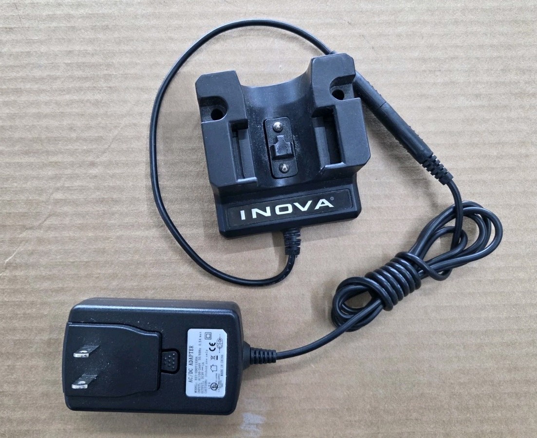 Inova T4 Flashlight Battery Charger Cradle And AC Charger (553-0074)