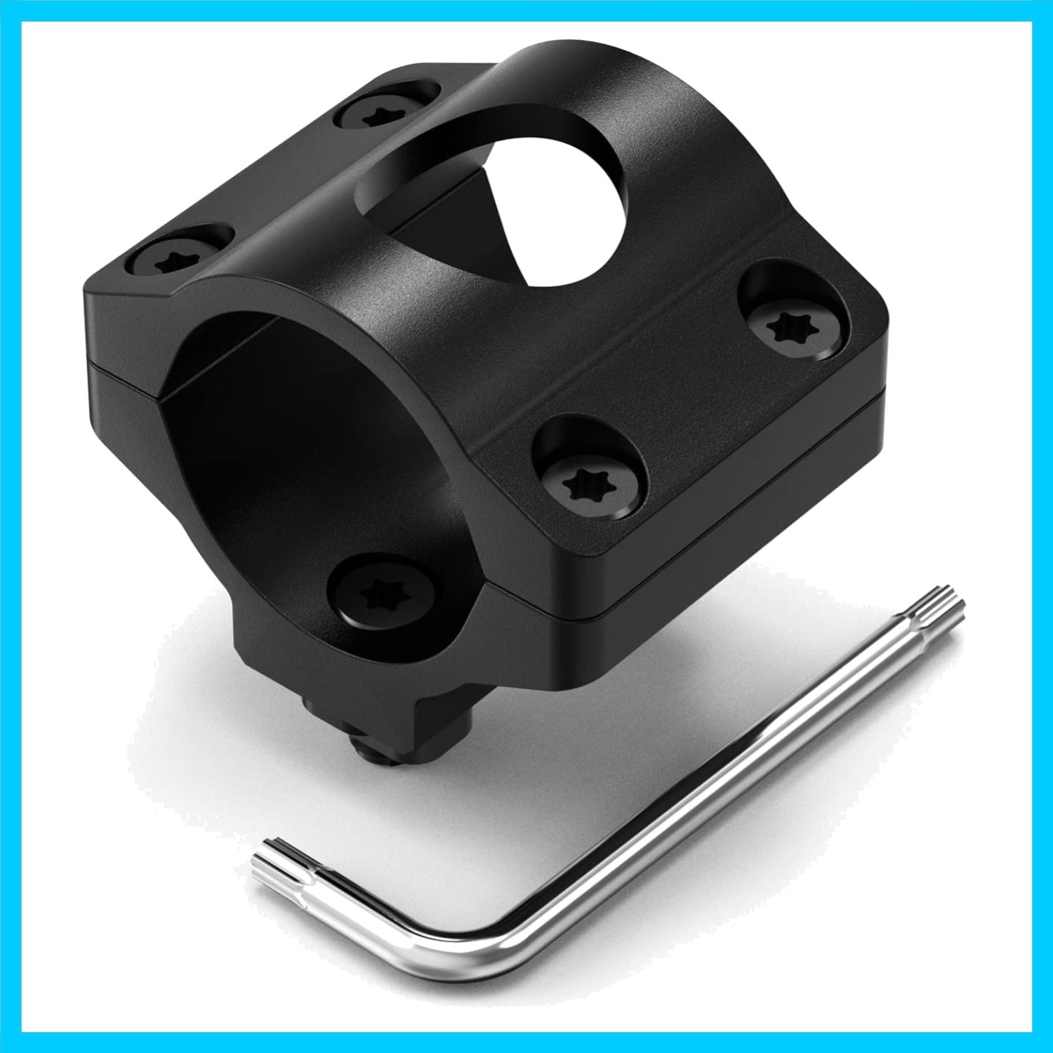 Flashlight Mount 1 inch M Lock Light Mount Compatible with M Lock Rail Systems