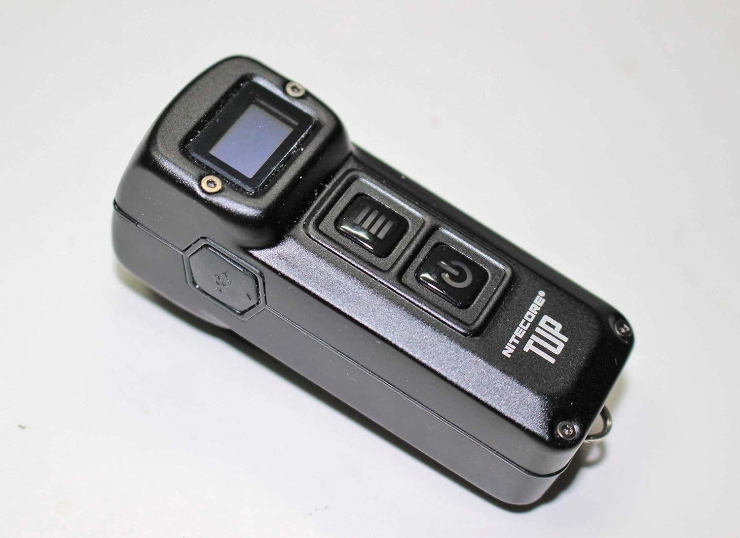TUP 1000 Lumen Keychain Flashlight Black