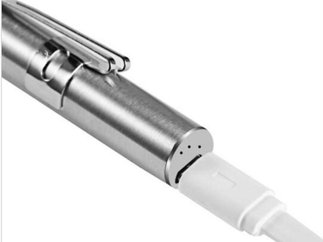 (1-2-3-5 PACK) TACTICAL STAINLESS STEEL RECHARGEABLE Micro USB LED flashlight