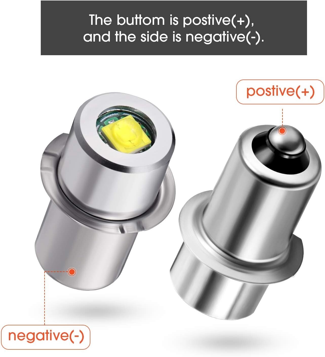 3 Count Maglite 300L Led Bulb 3 4 5 6 Cell C D Flashlight Upgrade Replacement