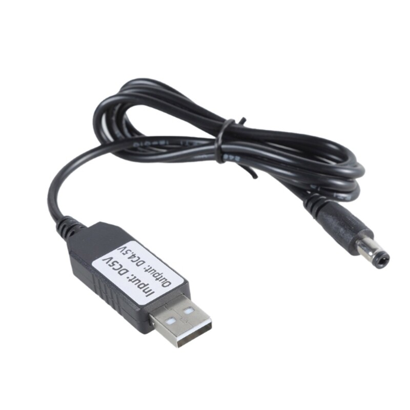 USB 5V2A Power Supply Adapter Cable Wire Cord to Replace for 3pcs 1.5V LR20 D