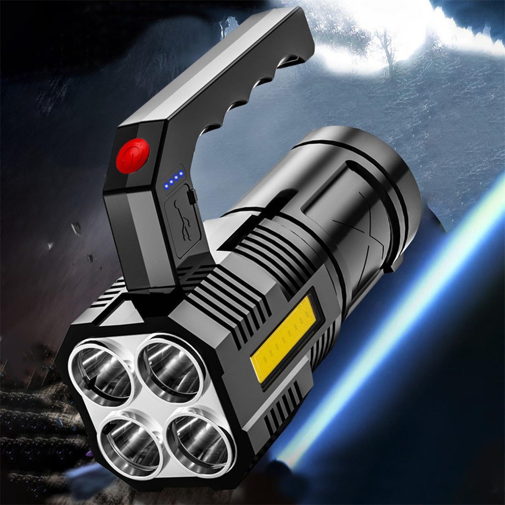 5000000 Lumen LED Tactical Flashlight Rechargeable Super Bright Powerful Torch