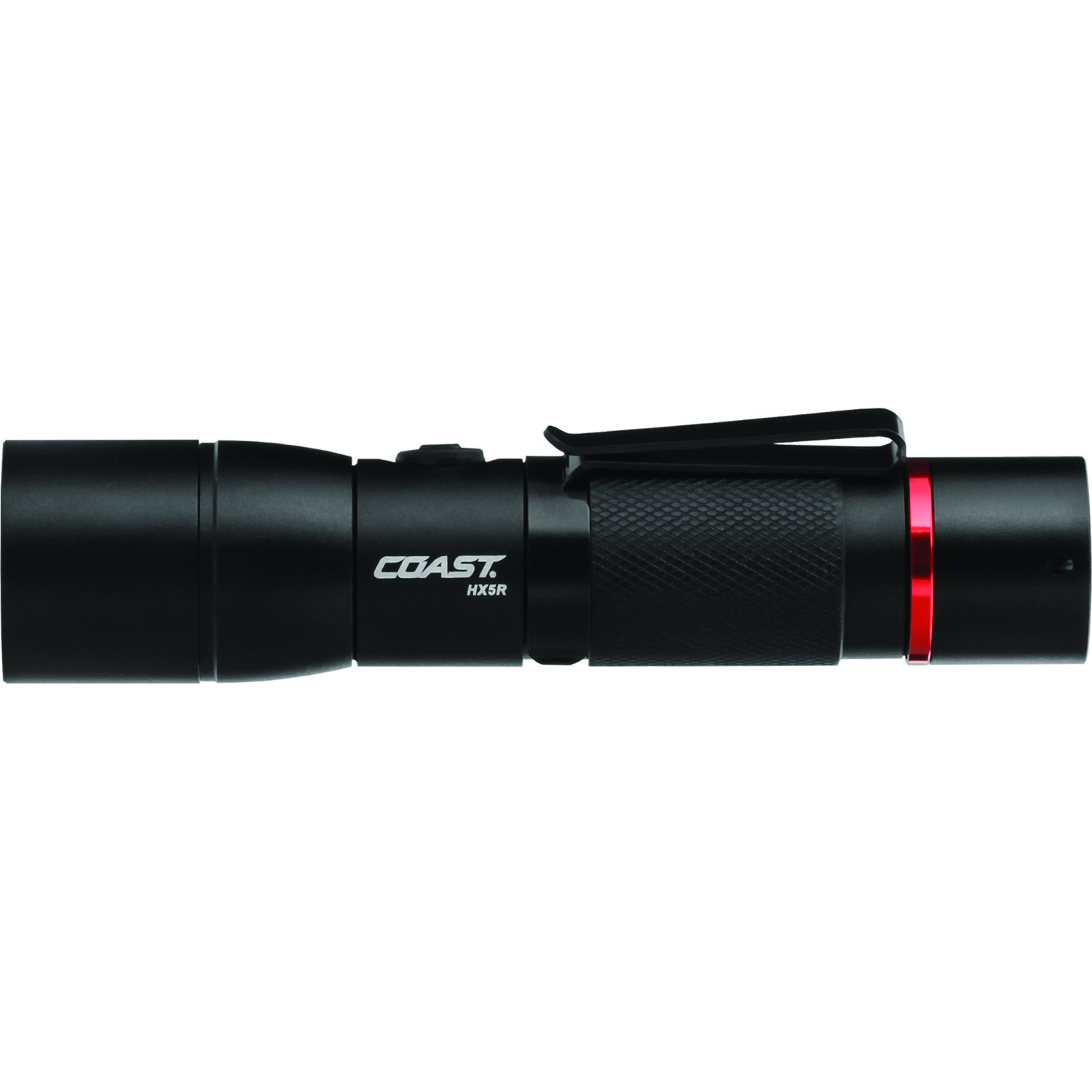 Coast 21593 Black Aluminum 340 Lumens AA LED Flashlight with High/low Switch