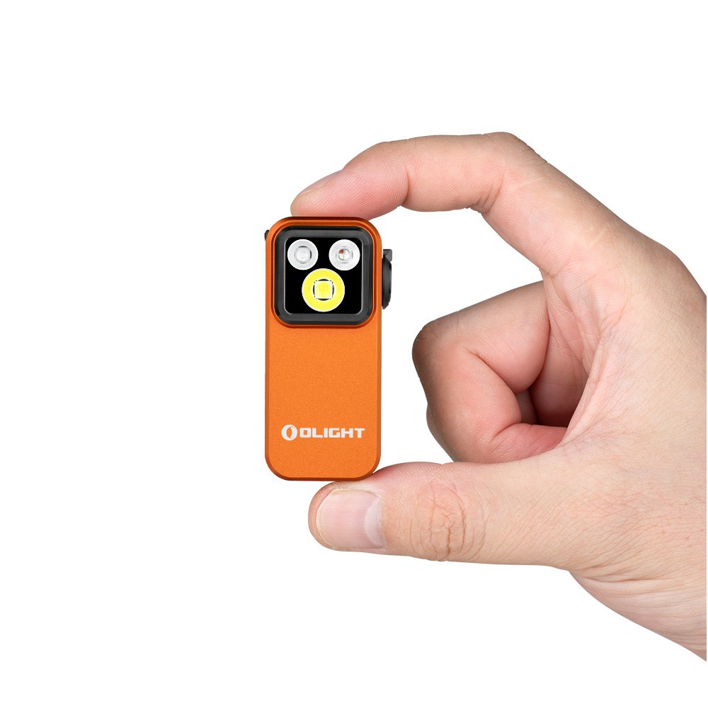 Olight Oclip Pro S Orange Multifunctional Clip Light & Oclip Headlamp Strap