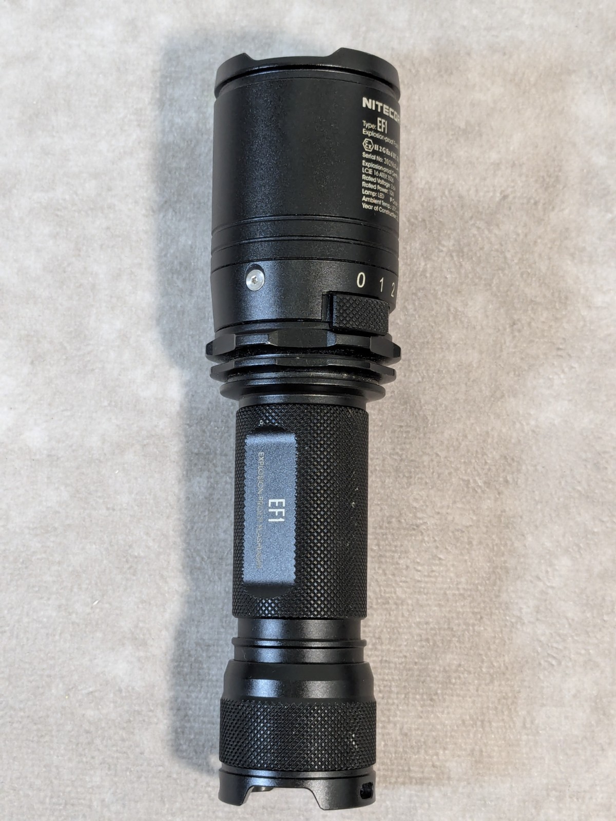 Nitecore EF1 ATEX Explosion Proof LED Flashlight Industrial Safety Light