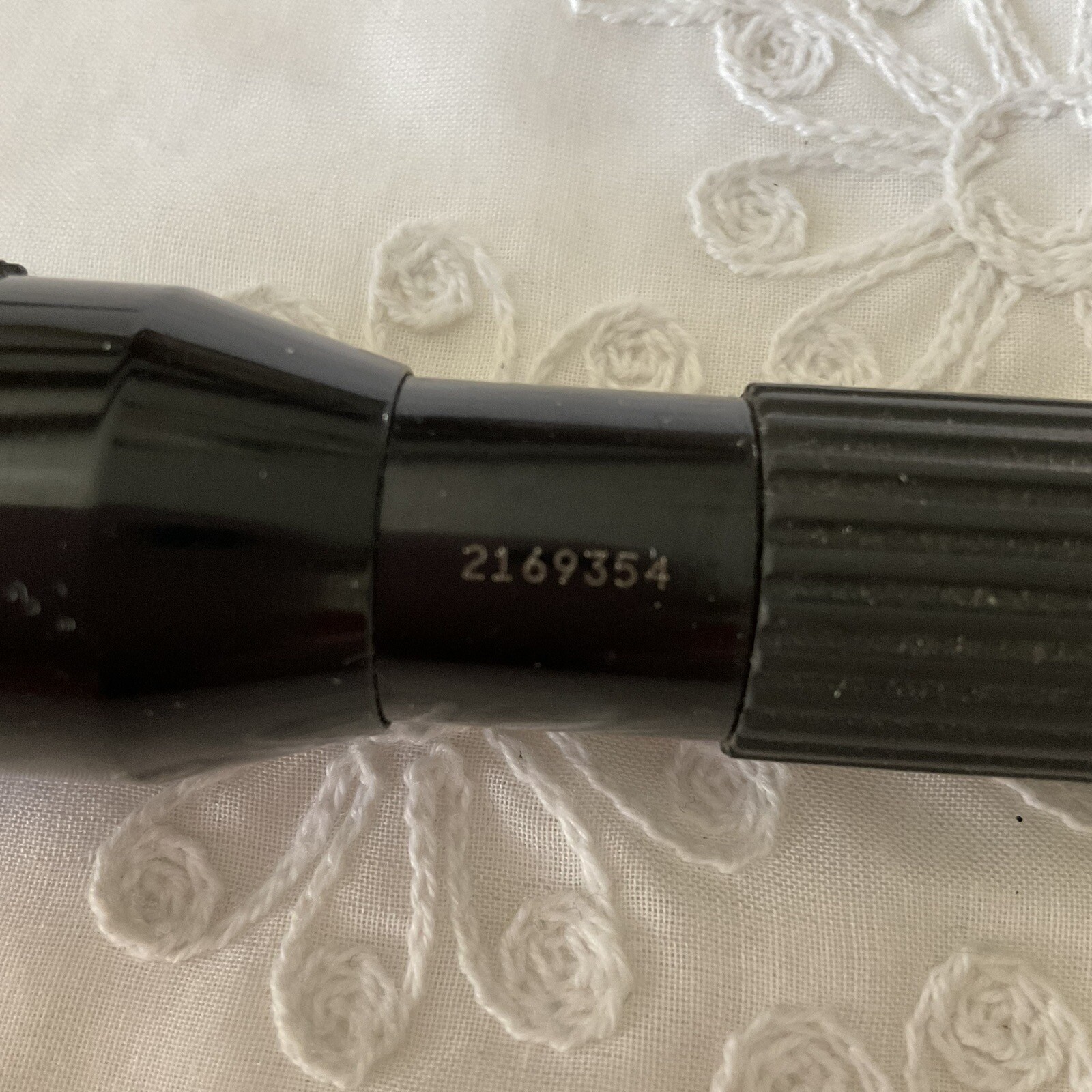 Eddie Bauer Legend Flashlight Made in USA Has Metal Clip On 6-1/4″ Long Used