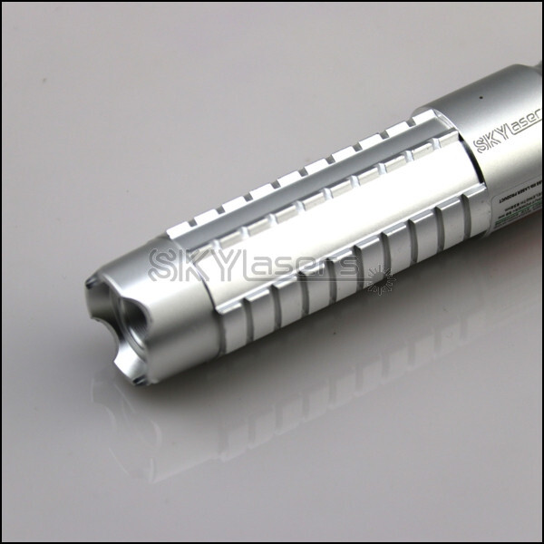 GreenYellow Laser Pointer Adjustable Focus 561nm Visible Laser Sight Flashlight