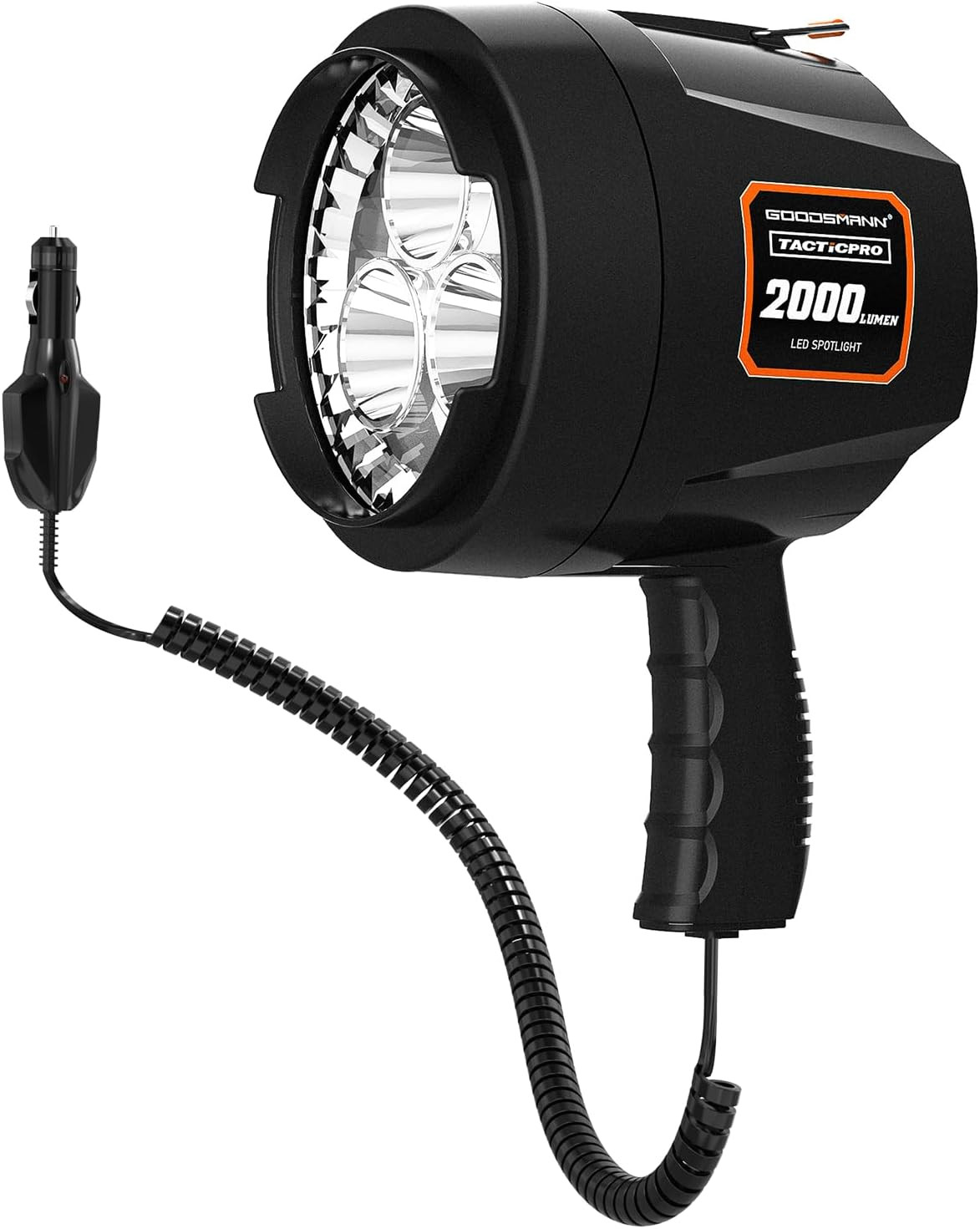 Spotlight 12 Volt Spotlight Led up to 2000 Lumen Boat Handheld Spotlight Corded