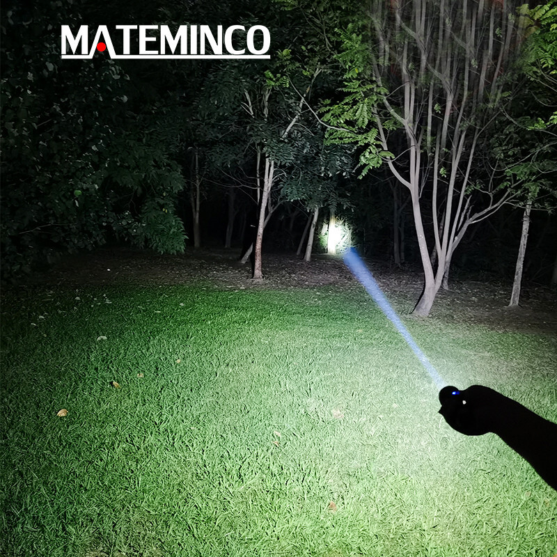 MATEMINCO Mini LEP Laser Pocket Flashlight 1350 Meter 1350 Lumens EDC Torch