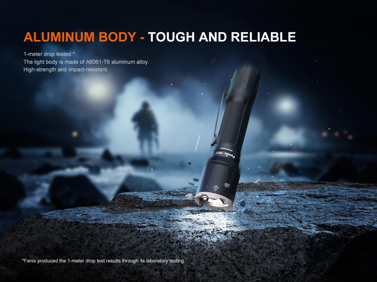Fenix TK17 3500 Lumen high powered LED tactical flashlight w/battery/holster
