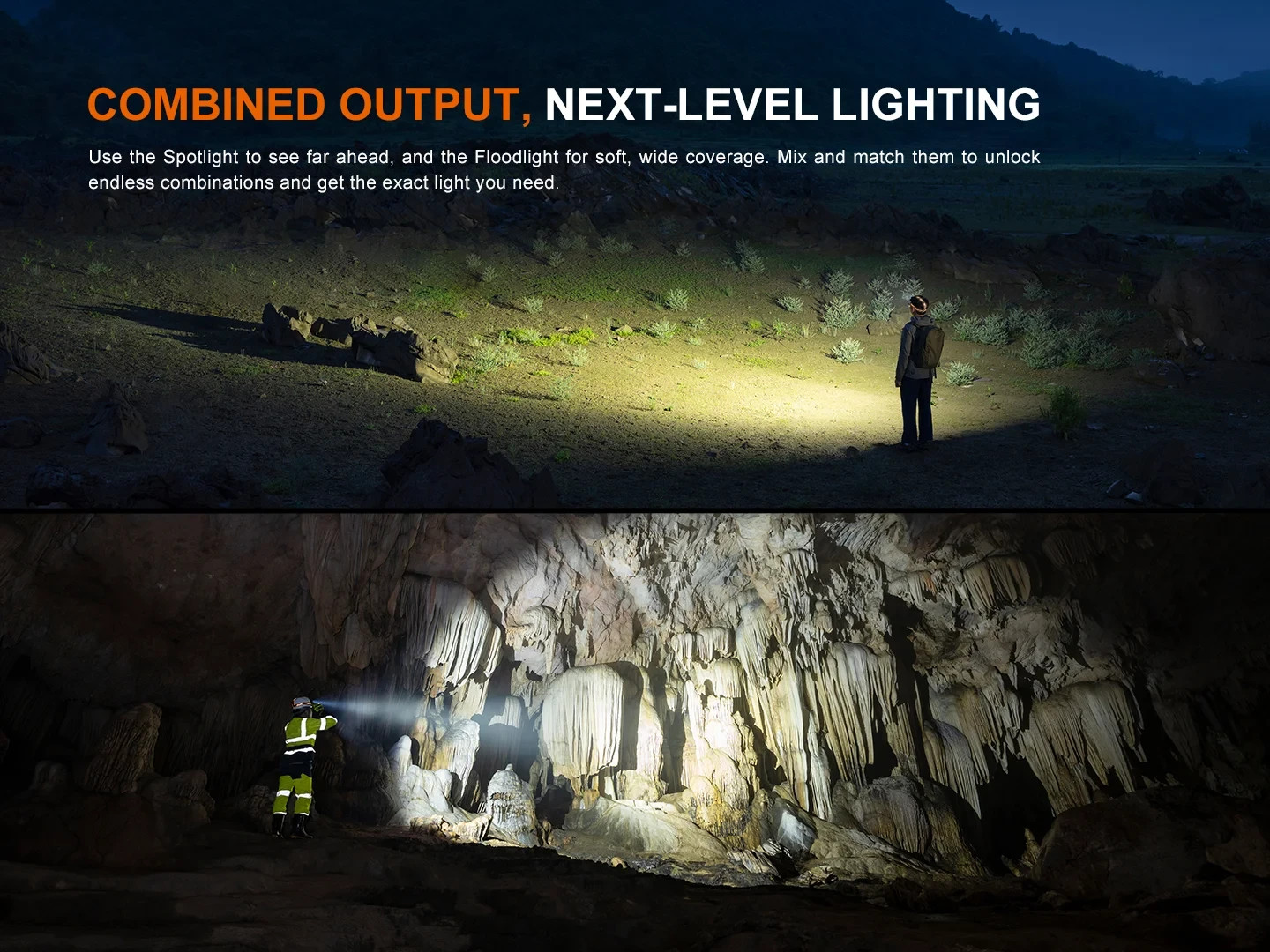 Fenix HM65R V2.0 MULTIPLE-LIGHT-SOURCE MAGNESIUM HEADLAMP 2200 Lumens