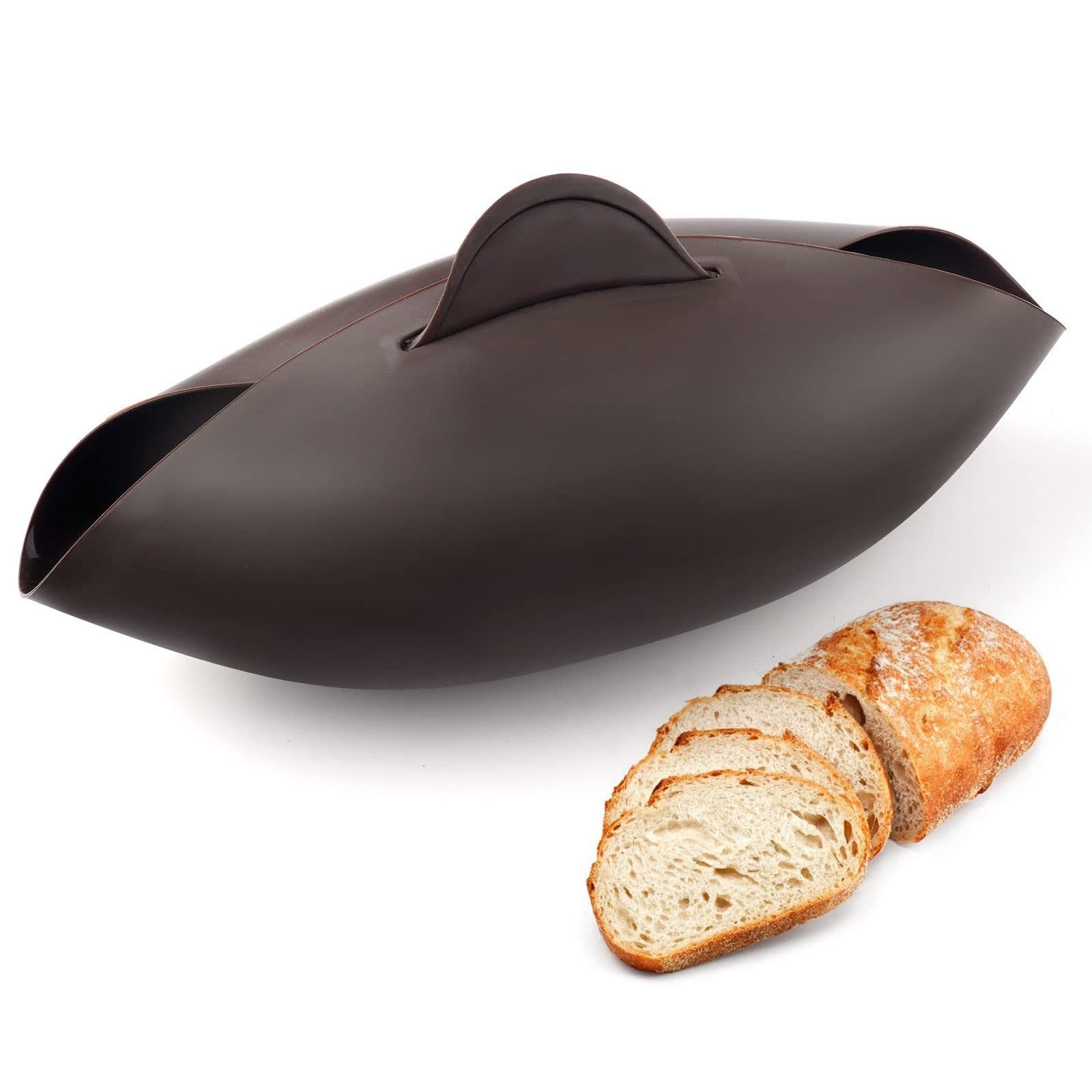 Silicone Bread Maker, Bowl Loaf Pan for Onesize, Brown