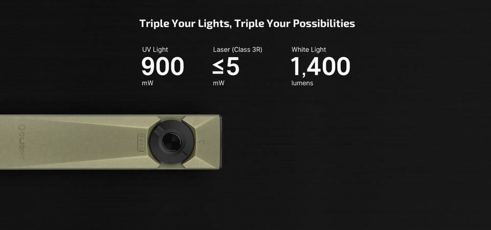 NEW Olight Arkfeld Ultra Olive Green Flashlight, OAL Material, Neutral White! NW