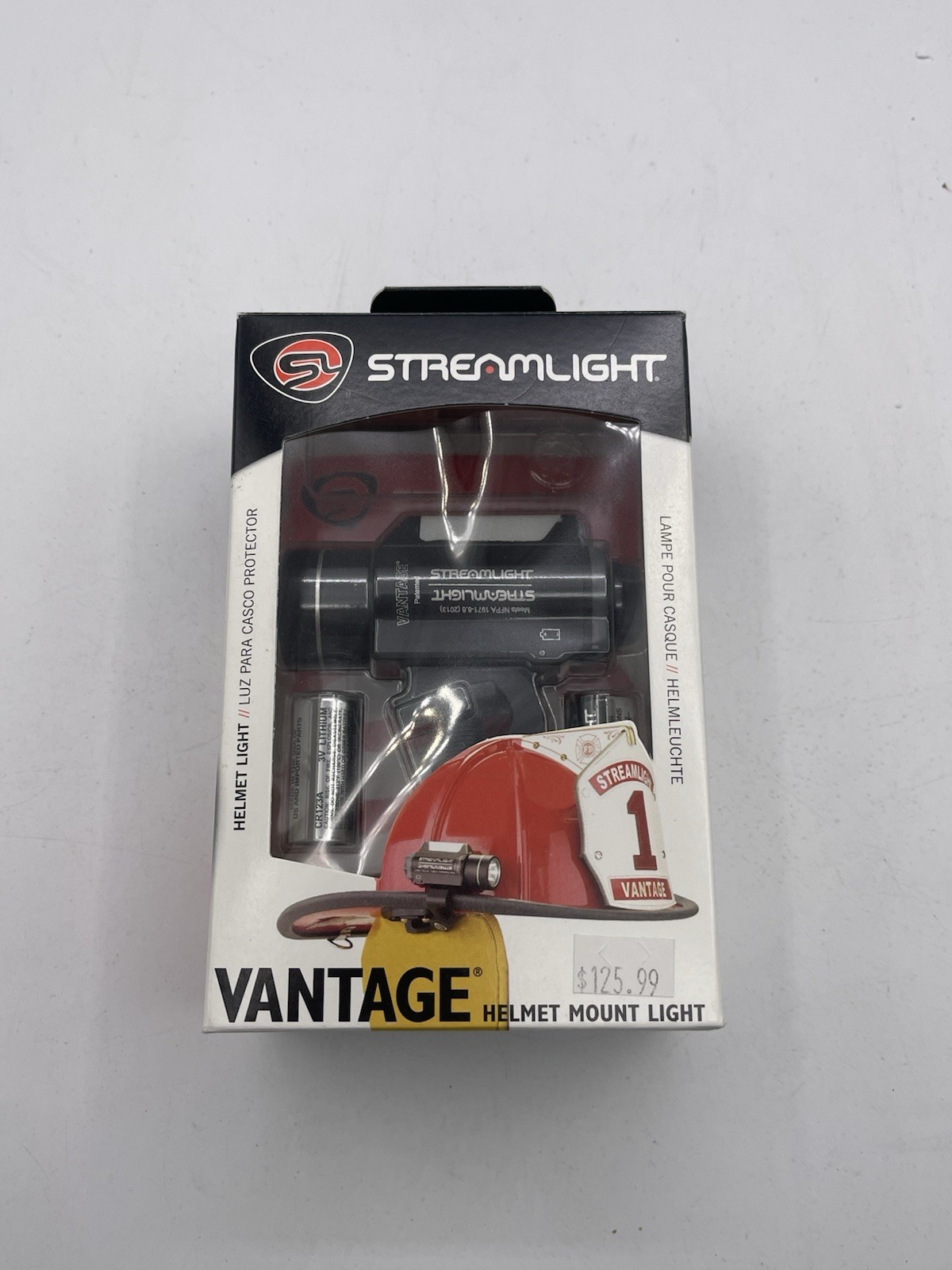Streamlight Vantage LED Tactical Helmet Lightweight Compact Mounted Flashlight