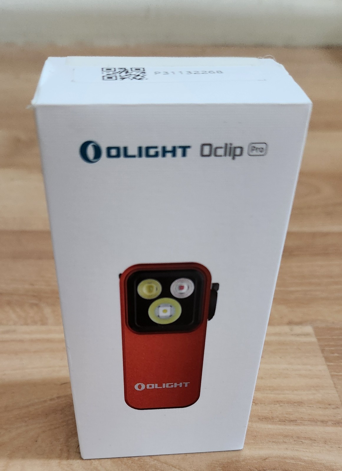 Olight Oclip Pro USB Rechargeable Clip on Flashlight Orange NEW in Box