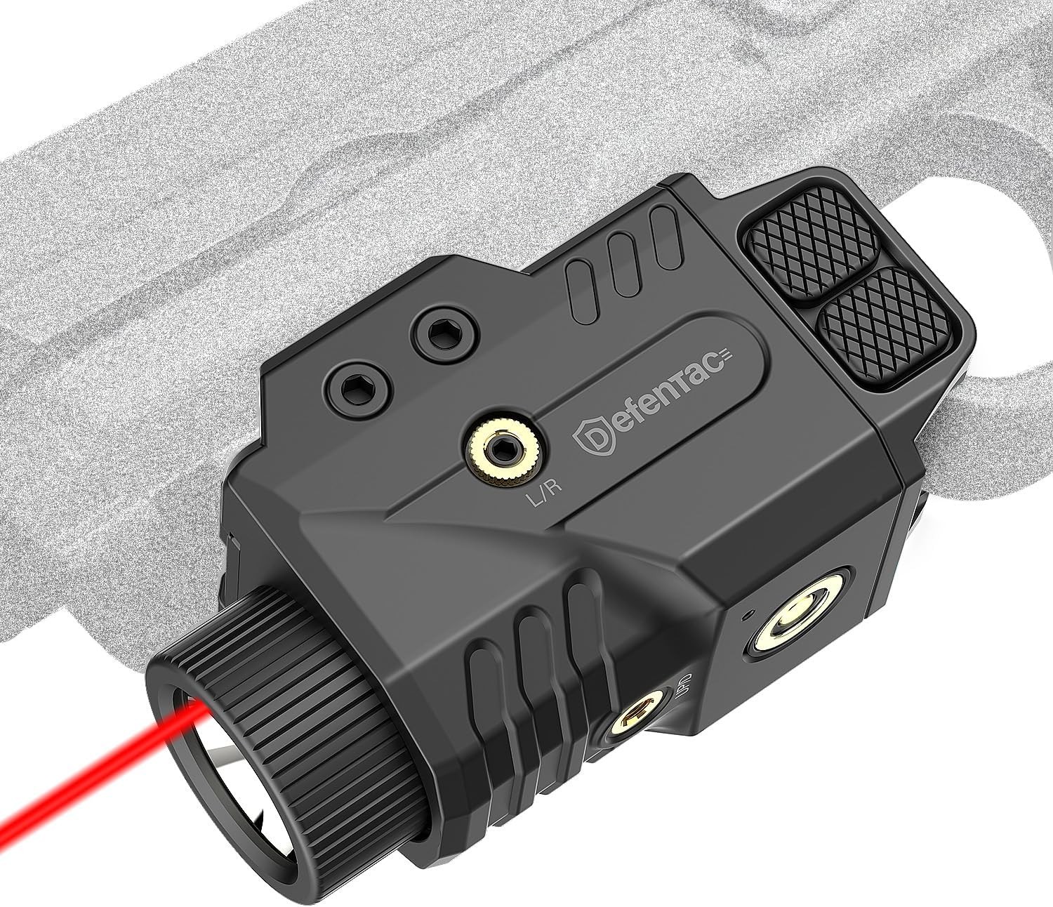 600 Lumens Tactical Flashlight Red Combo Strobe and Momentary Magnetic Charger