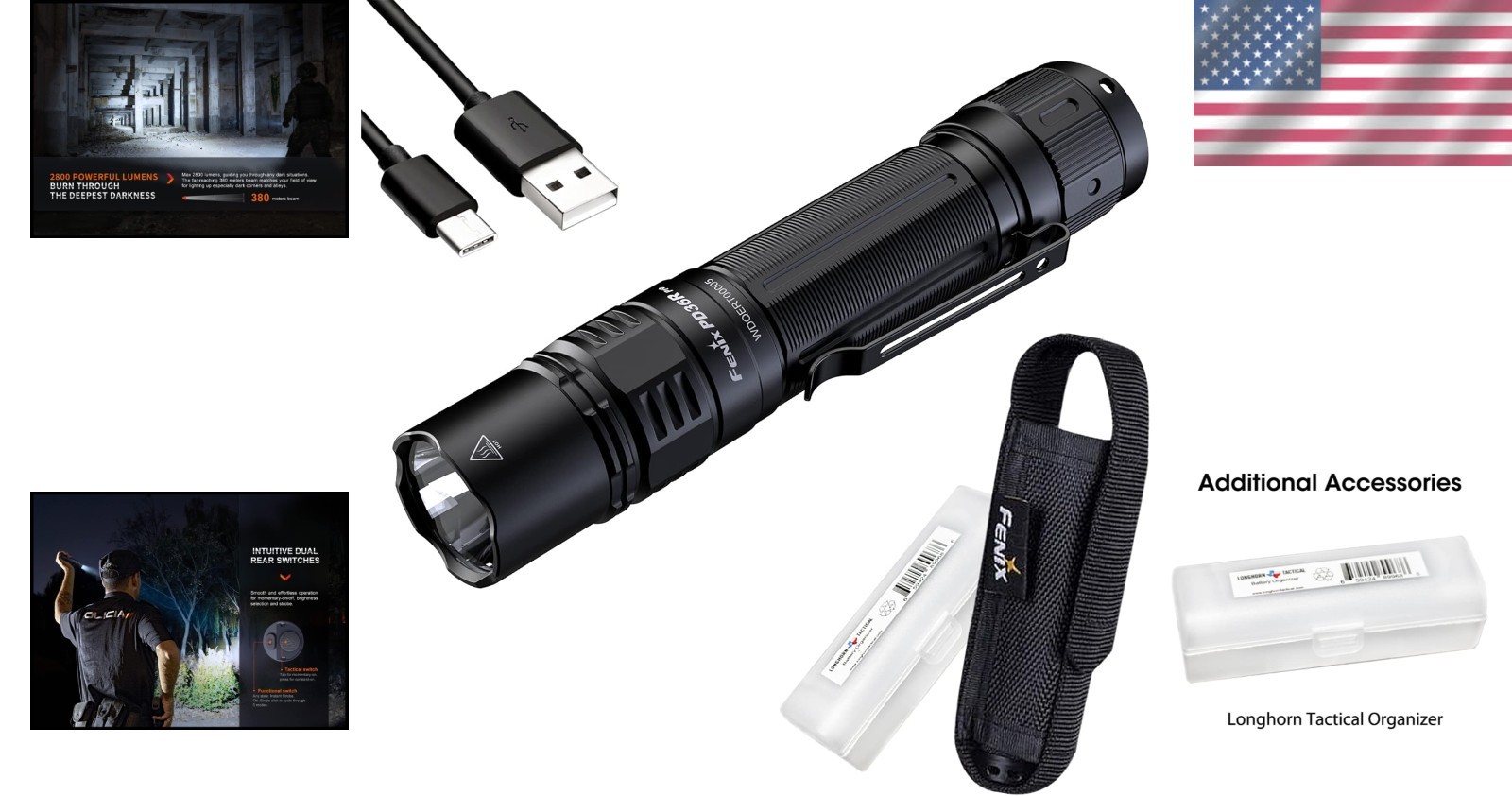 Tactical PD36R Pro with Dual Tail Switches