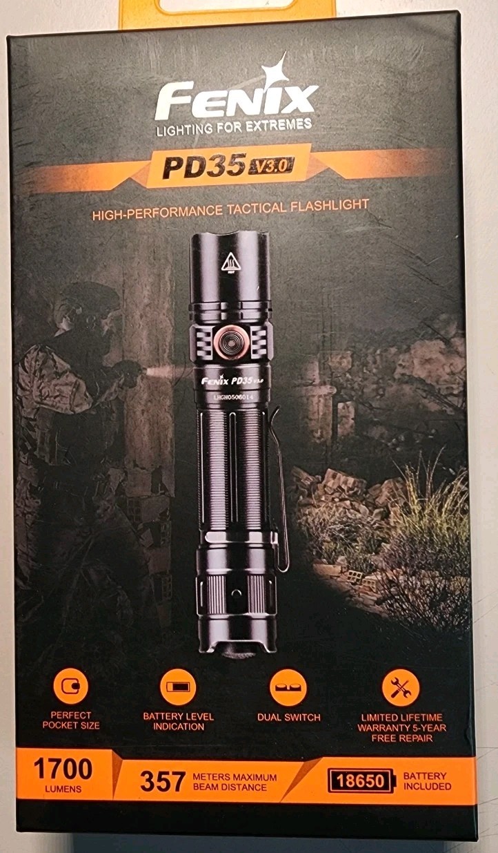 FENIX PD35 V3.0 High Performance Tactical Flashlight