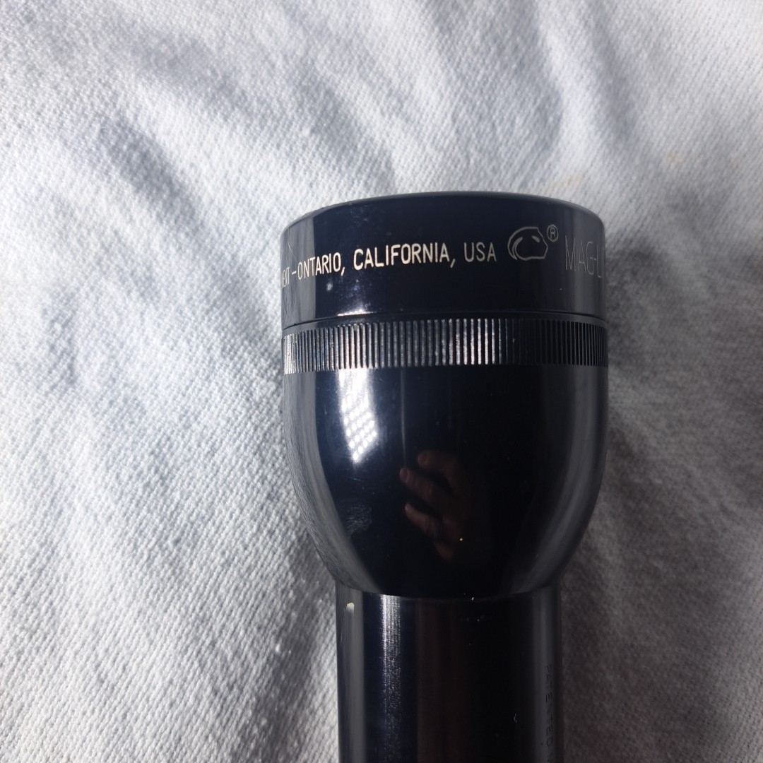Maglite 3D Cell Flashlight Black Mag Instrument Ontario California 12″ GREAT Con