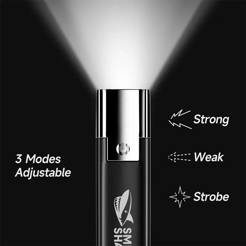 USB Rechargeable LED Flashlight Super Bright Torch 18650 Battery Outdoor