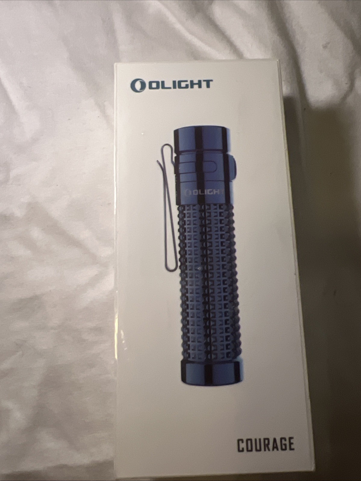 Olight S2R Baton II ti titanium blue color “Courage” Rare BNIB & wrapper intact