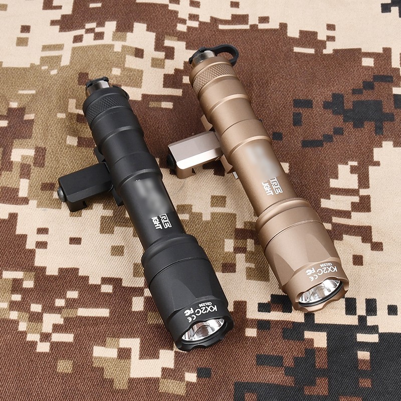 WADSN M300A/M600C Tactical Flashlight&Metal CNC Offset Mount Base Rail Bracket