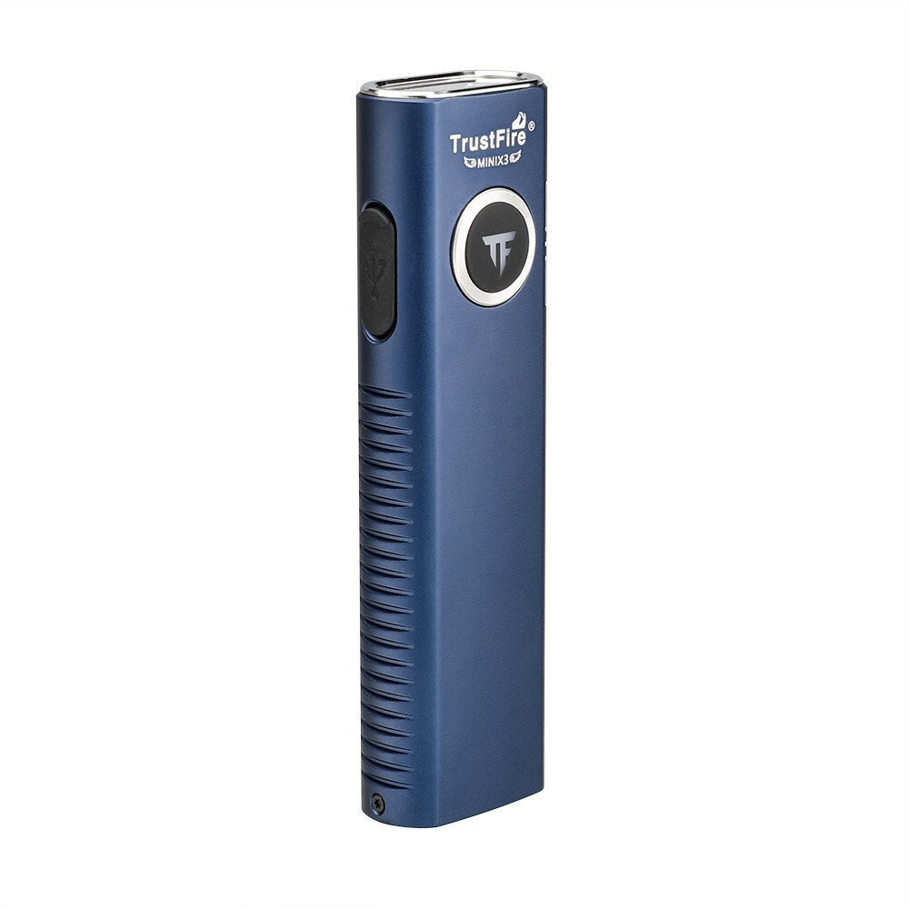 TrustFire X3 4-in-1 EDC Flashlight: 1050 Lumen, UV & Green Laser, Magnetic, Blue