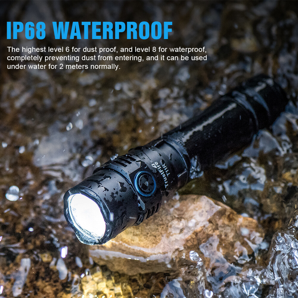 TrustFire 1800LM Tactical Flashlight Type-c Rechargeable Flashlight led Torch X