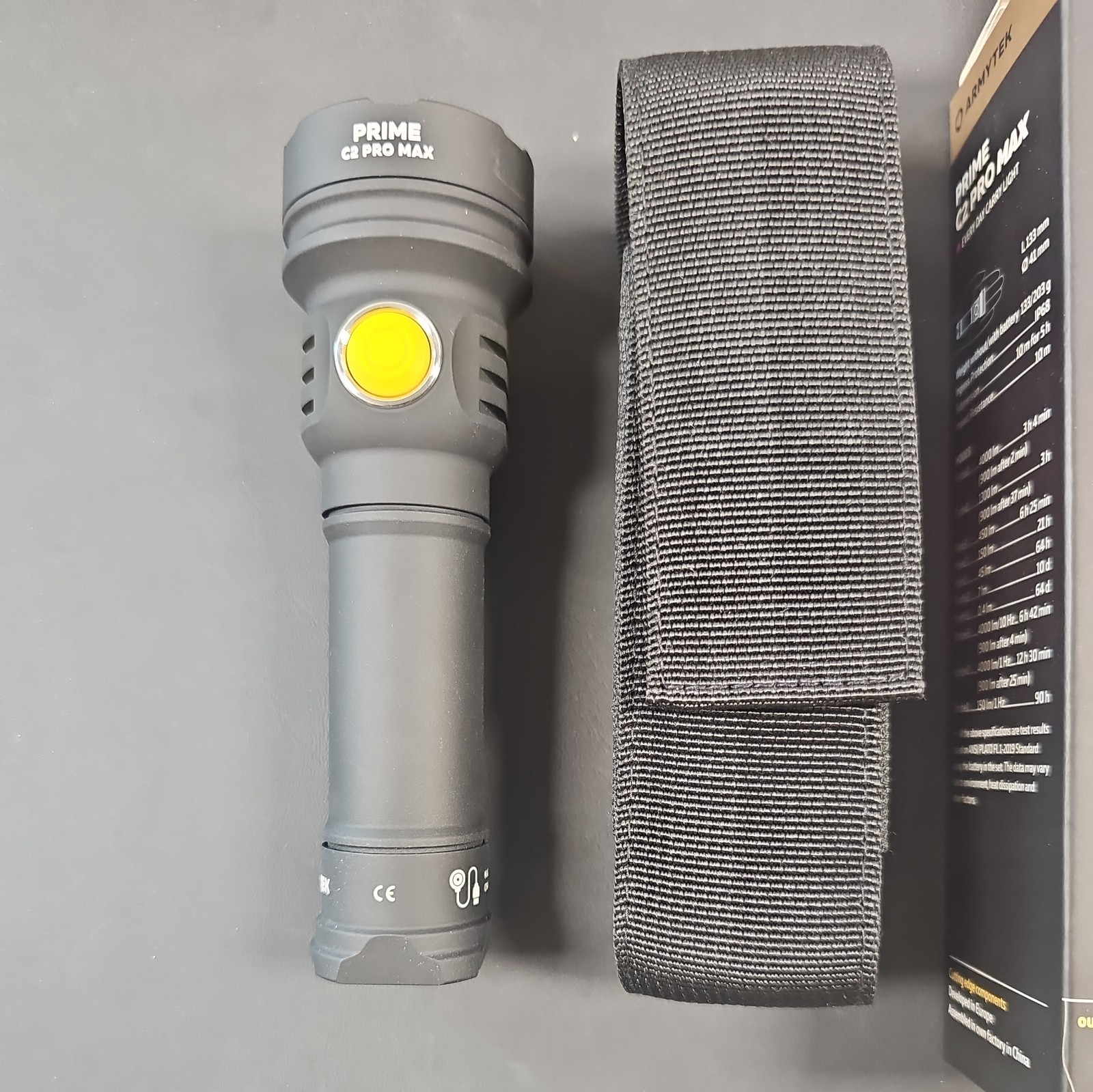 Armytek Prime C2 Pro Max Magnet USB Flashlight – 4000 Lumens – 21700 – New