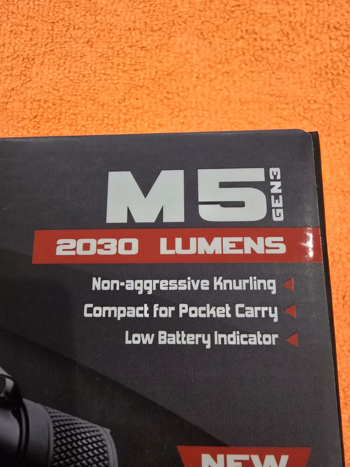 POWERTAC M5 GEN3 2030 LUMENS LIFETIME WARRANTY BRAND NEW SEALED ORIGINAL BOX
