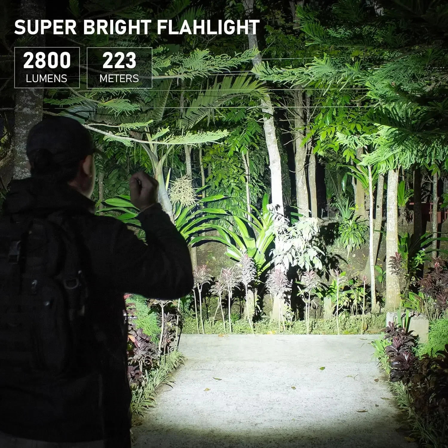 Sofirn SC28 2800LM Rechargeable Flashlight USB-C 21700 LED Tactical Torch