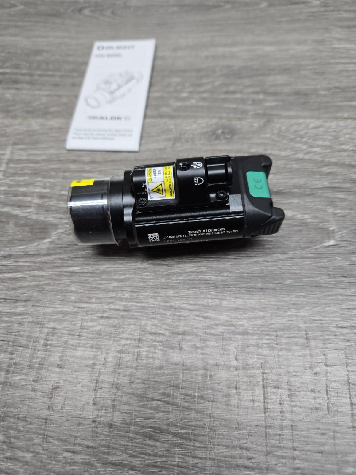 Olight Baldr Pro 1350 Lumen Pistol Flashlight With Green Laser Sight